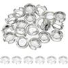 PATIKIL 12mm Lente Convessa LED, 36 Pezzi Angolo Di Fascio 120 Gradi PMMA Acrilica Lente Ottica Convessa Condensatore Per 1W 3W Lampadine LED Telecamere A Infrarossi, Trasparente