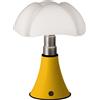 Martinelli Luce - Lampada senza fili ricaricabile Pipistrello - Giallo - Acciaio inox spazzolato - Designer Gae Aulenti