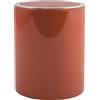 MSV serie bagno "ASPEN" design bidone per cosmetici bidone a pedale bidone con coperchio basculante bidone per rifiuti 6 litri (ØxH): circa 18,5 x 26 cm rosso terracotta