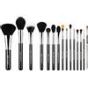 Jessup Set di pennelli professionali per il trucco Jessup T092, set da 15 pezzi di pennelli per cosmetici, ideali per un'applicazione precisa e senza sforzo del trucco