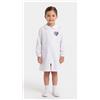Disney Grembiule asilo bambina bianco con Zip ricamo Disney Stitch G107ZIPA26, BIANCO