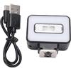 RASTKY Luce per Videoconferenza, 2500-6500K CRI 95+ 5 Livelli Flash per Fotocamera con Attacco Caldo, Luce per Fotocamera con Attacco Caldo con Batteria da 250 MAh per Fotografia