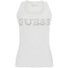 GUESS CANOTTA TANK LOGO EMBELLISHED DONNA