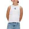CALVIN KLEIN Bambino Calvin Klein Canotta In Jersey Logo Tank Bambina