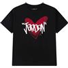 NIKE JORDAN T-SHIRT HEART SKETCH BAMBINA