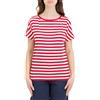 EMME MARELLA T-SHIRT IN JERSEY STRETCH A RIGHE DONNA
