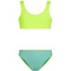 EFFEK Bambino Effek Bikini Bralette E Slip Tessuto Goffrato Bambina