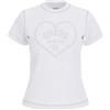 GUESS T-SHIRT CON CUORE RICAMATO LISON DONNA