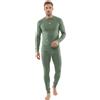 FASTWAY F-2501 Bambù Set di biancheria intima funzionale S unisex verde