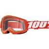 100% Strata 2 Arancione Occhiali da motocross unisex
