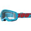 100% Strata 2 Summit Occhiali da motocross azzurri unisex