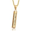 kaululu Collana Uomo Donna Personalizzata Collane Coppia con Nome Incisione Personalizzabile per lui e lei Gioielli Collana Coppia con Iniziali bff per 2 (Gold)