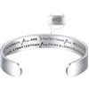 CERSLIMO,Braccialetto ispirato dell'amicizia, idea regalo per le donne, migliore amica, motivazionale, colore: bianco, cod. C+JB030