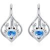 ABIGY Orecchini a forma di granchio blu in argento sterling 925 gioielli per le donne, Argento sterling