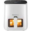 Melchioni Family | Marianna New, Friggitrice ad Aria 5L, Compatta, Touch Display, 7 Programmi, Antiaderente, Timer 60 Min, Temperatura 80°-200°C, Controllo Cottura Senza Aprire lo Sportello