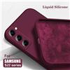 MOESOE Custodia in Silicone Liquido per Samsung Galaxy S24 S25 FE S26 S23 S22 Ultra Plus S25 Edge A57 A37 A56 A17 A16 A36 A54 A55 5G - Cover Morbida