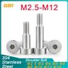 NONE 1/ 2/ 5/10pcs M2 M2.5 M3 M4 M5 M6 M8 M10 M12 304 In Acciaio Inox Esagonale A Esagono Incassato Cuscinetto A Rulli Vite a Spalla bullone