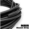 JIAYI 2/5/10M Dia 0.8 1 1.5 2 2.5 3 4 5 6mm Solid Black NBR striscia di tenuta resistenza all'olio striscia rotonda in gomma nitrilica NBR Strip