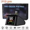 RYSJM P10 Pro Head Up Display Computer di bordo Auto Digitale OBD2 Chilometraggio OBD Guida Display del computer Tachimetro Indicatore di temperatura