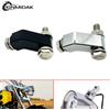 KINMIDAK Staffa di montaggio per faro moto Staffa di montaggio per faro anteriore CNC con ID da 3/4 "per Harley Dyna Softail Breakout FXDL Bobber Chopper