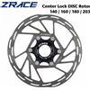ZRACE Center Lock Disc Rotore rotore del freno della bici Forte dissipazione del calore rotore galleggiante 140mm 160mm 180mm MTB / Freno a disco da strada