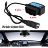 NONE Monitoraggio del parcheggio 24 ore Cavo di ricarica per auto USB 5V 3A Kit cavo rigido OBD con cavo interruttore per videocamera Dash Cam DVR per veicoli