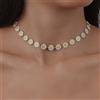 Ingemark Kpop Flower Daisy clavicola collana a catena per le donne Wed Summer Sweet Short Choker Fashion Statement Jewelry Gift Y2K accessori