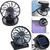 APWIKOGER Mini ventilatore a energia solare a Clip campeggio escursionismo raffreddamento ventilatore portatile per il raffreddamento dell'alpinismo del campo da viaggio estivo