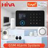 PGST PG-103 Sistema di allarme di sicurezza domestica Wifi GSM Allarme Citofono Telecomando Composizione automatica Rilevatori 433 MHz IOS Android Tuya APP di controllo