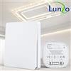 Lunzo RF 433 Interruttore wireless autogenerante 1 banda Nessuna batteria richiesta Interruttore luminoso con telecomando impermeabile autoalimentato