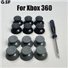 GSF 1Set Nero Grigio 3d Analogico Stick per Xbox 360 Controller Thumbsticks Caps per X box 360 Gamepad Parti di Riparazione con Strumento