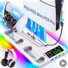 AyeBeau Supporto di gioco per console Sony PS5 Playstation Play Stations Supporto base di supporto PS 5 Slim Pro Ventola di raffreddamento Accessori da gioco RGB