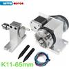 RATTMMOTOR 【EU US】 Kit tornio CNC Quarto 4° A asse rotante K11-65mm / K12-65mm con mandrino a 3 4 griffe