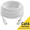 NONE Cavo Ethernet Cat6 da 0,5/1/2/3/5/10/15/20/30/50M RJ45 UTP 1000Mbps Cavo di rete Cavo LAN Cavo Internet Cavo del router Cavo del computer