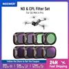 NEEWER Set di filtri ND variabili compatibile con DJI Mini 4 Pro Confezione da 4 ND2-ND32 (1-5 arresto) ND64-ND512 (6-9 arresto) Filtro ND/CPL/UV