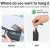 wesolvet Mini dispositivo anti-smarrimento Localizzazione Localizzazione Portafoglio Tracker Card Tracker Funziona con Apple Trova la mia app Localizzatore Bluetooth Smart tag