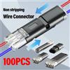 NONE Connettore per cavi elettrici senza spelatura connessione rapida doppia linea terminale staccabile automobilistico universale alta qualità pratico durevole facile da usare ideale per auto progetti