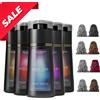 NONE Shampoo per tinture per capelli grigi per donne uomini Kit di tinture per capelli naturali Shampoo per tinture per capelli semipermanente Nero Marrone Viola 200ml