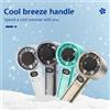 HOMEFISH Ventilatore Portatile Turbo, Mini Ventilatore Personale Senza Pale Ricaricabile USB ad Alta Velocità per Viaggi