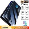 ZNQO 2 Pezzi Vetro Temperato Privacy per Samsung Galaxy S26 S25 Ultra S24 S23 FE S22 Plus Protezione Schermo Anti-spia con Sblocco Impronta Digitale