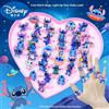 Disney Anello Disney Stitch Anime 10/20/30 pezzi, Anello in acrilico Kawaii Lilo Stitch, Accessori Cartoon, Giocattolo per Bambini, Regali, Gadget per Feste