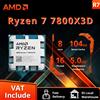 AMD RYZEN 7 7800X3D CPU Processore di gioco AMD R7 7800X3D 8-Core 16-Thread 5NM 96M Socket AM5 Senza ventola Cache di gioco Hot No Fan