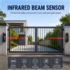 Scimagic-RC Sensore a Infrarossi con Fotocellula 12-24V AC/DC, Rilevatore a Infrarossi Sicuro da 15m per Cancelli Automatici e Porte del Garage