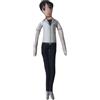 Zhongkaihua Ikari Shinji Peluche Action Figure Ikari Shinji Cuscino in peluche 26 cm Twistable Articolato Personaggio Creativo da Collezione Regalo Decorazione di Natale per la Casa Festa