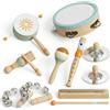 AIYAPLAY Strumenti Musicali per Bambini, Set Percussione Montessori