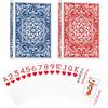 Aomaic Carte da gioco 2 mazzo di carte carte da poker Jumbo Poker Size Large Print Carte da gioco per adulti Anziani Giochi di carte per giochi di famiglia Giochi da tavolo da notte Magic Casino Theme