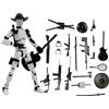 Generic Figura T13 Action montata e assemblata Robot articolato a più giunti Figurina da collezione per decorazione di casa e ufficio