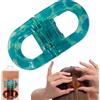 CHANGYUE Set fermagli magnetici antiscivolo a tenuta forte, fermagli intelligenti per acconciature facili quotidiane (blu)