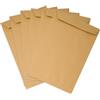 Emerson 250x buste DIN B4 marroni 250 x 353 mm 90g, senza finestra, patta dritta, autoadesive, formato B4