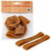 OTHERWISETRIVIAL Elastici di Gomma Resistenti Beige 127x20mm, Fasce Elastiche, Alta Tenuta, Ideali per Imballaggio e Trasporto, 2 Pezzi